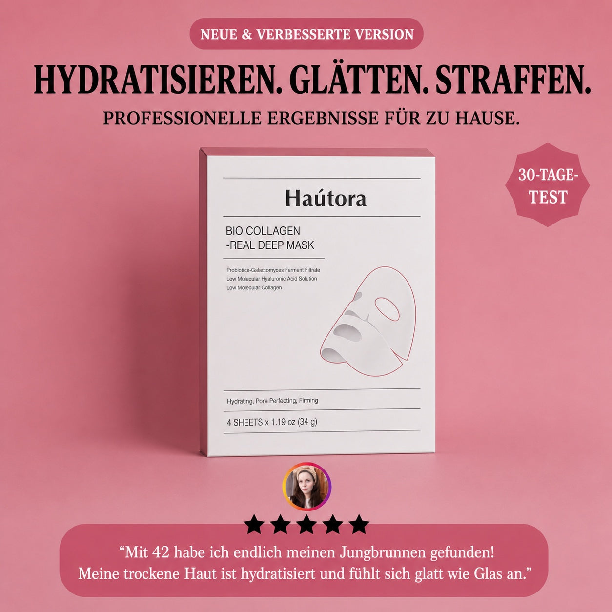 Hautora Bio-Kollagen-Maske 2.0